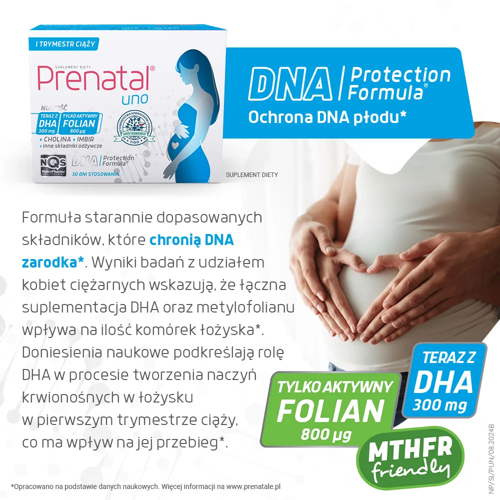 Prenatal ® Uno DHA 30 + 30 kapsułek