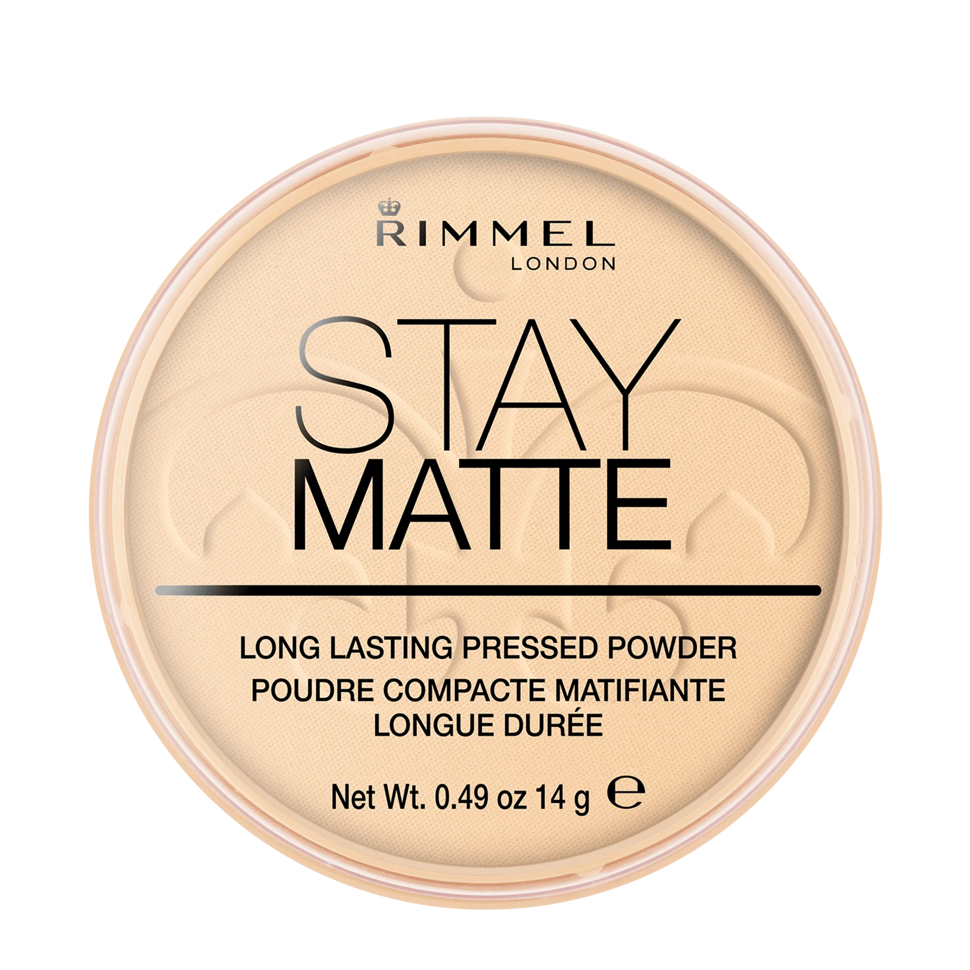 Rimmel Stay Matte puder matujący Transparent 001, 14 g