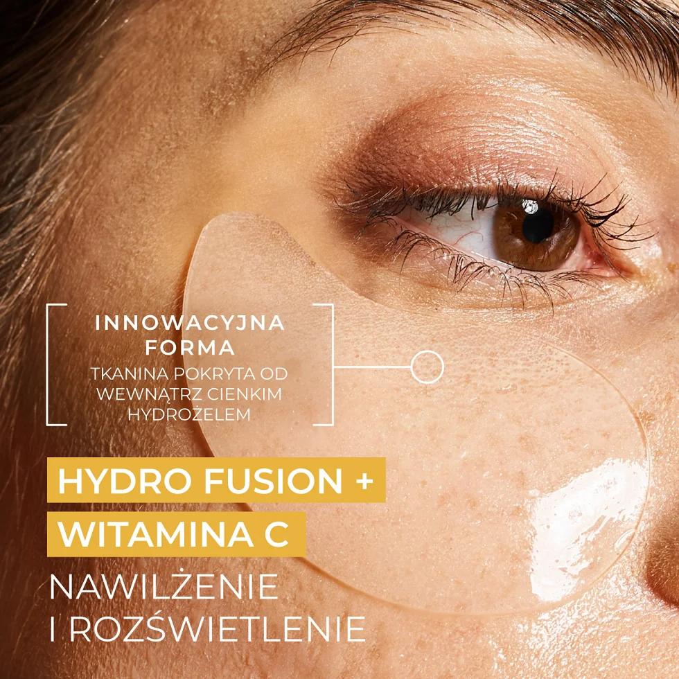 L'biotica Hydrożelowe płatki pod oczy z Witaminą C, 1 para