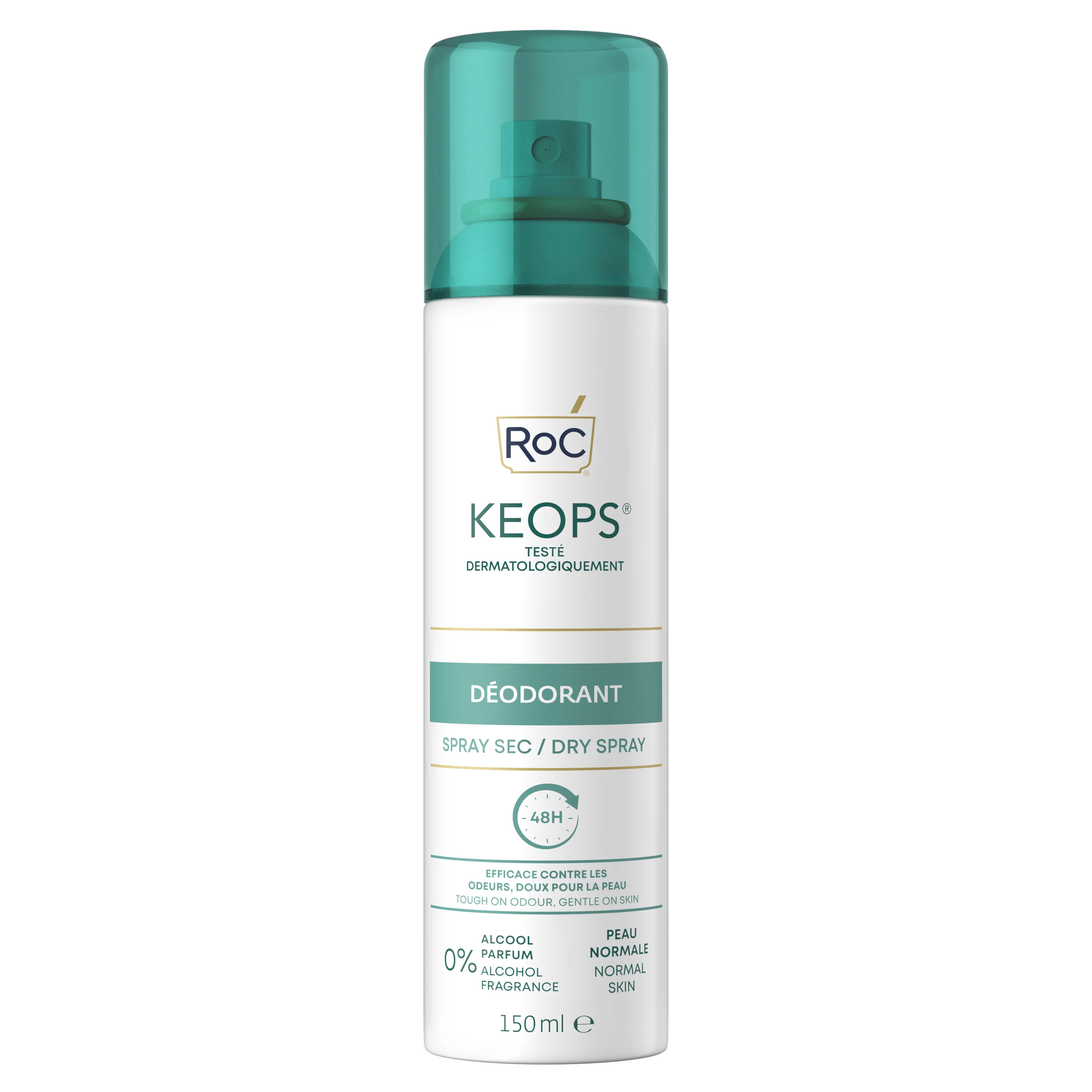 RoC Keops® dezodorant w sprayu Dry, 150 ml