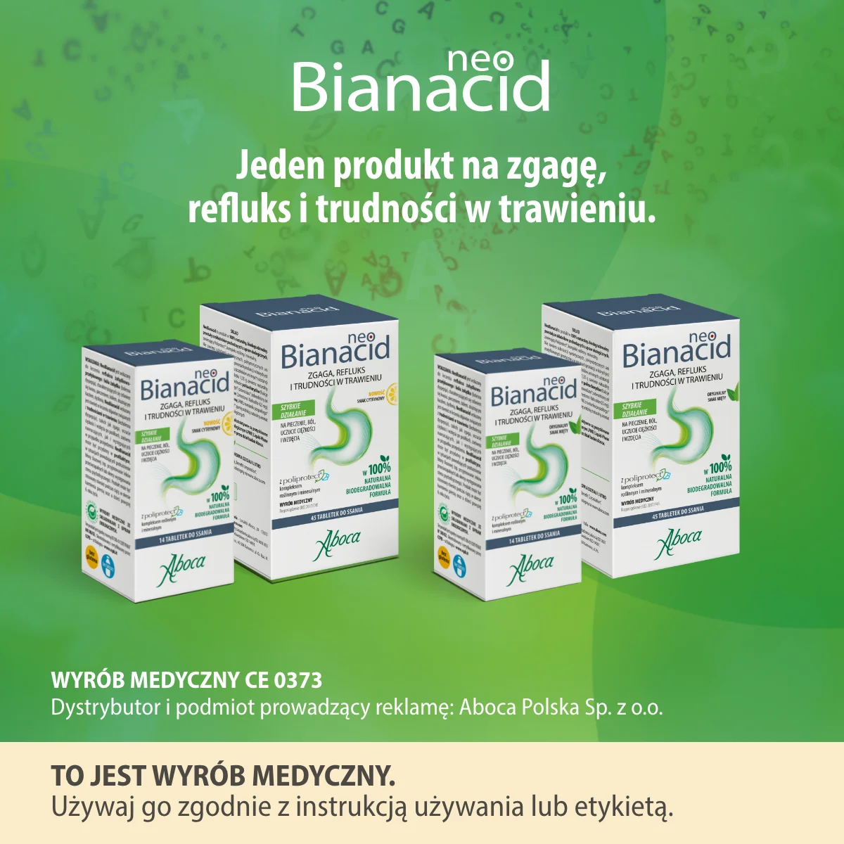 NeoBianacid lemon 45 tabletek do ssania