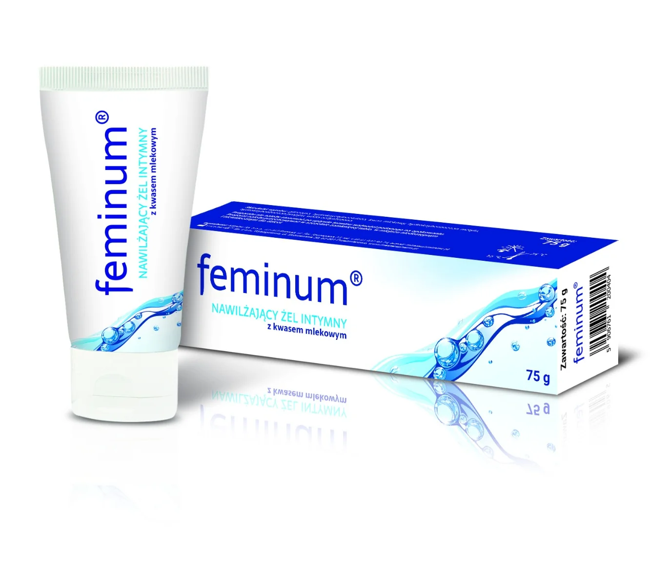 Feminum nawilżający żel intymny z kwasem mlekowym, 75 g