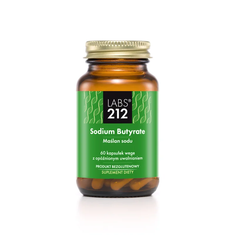 LABS212 Sodium Butyrate 60 kapsułek wege