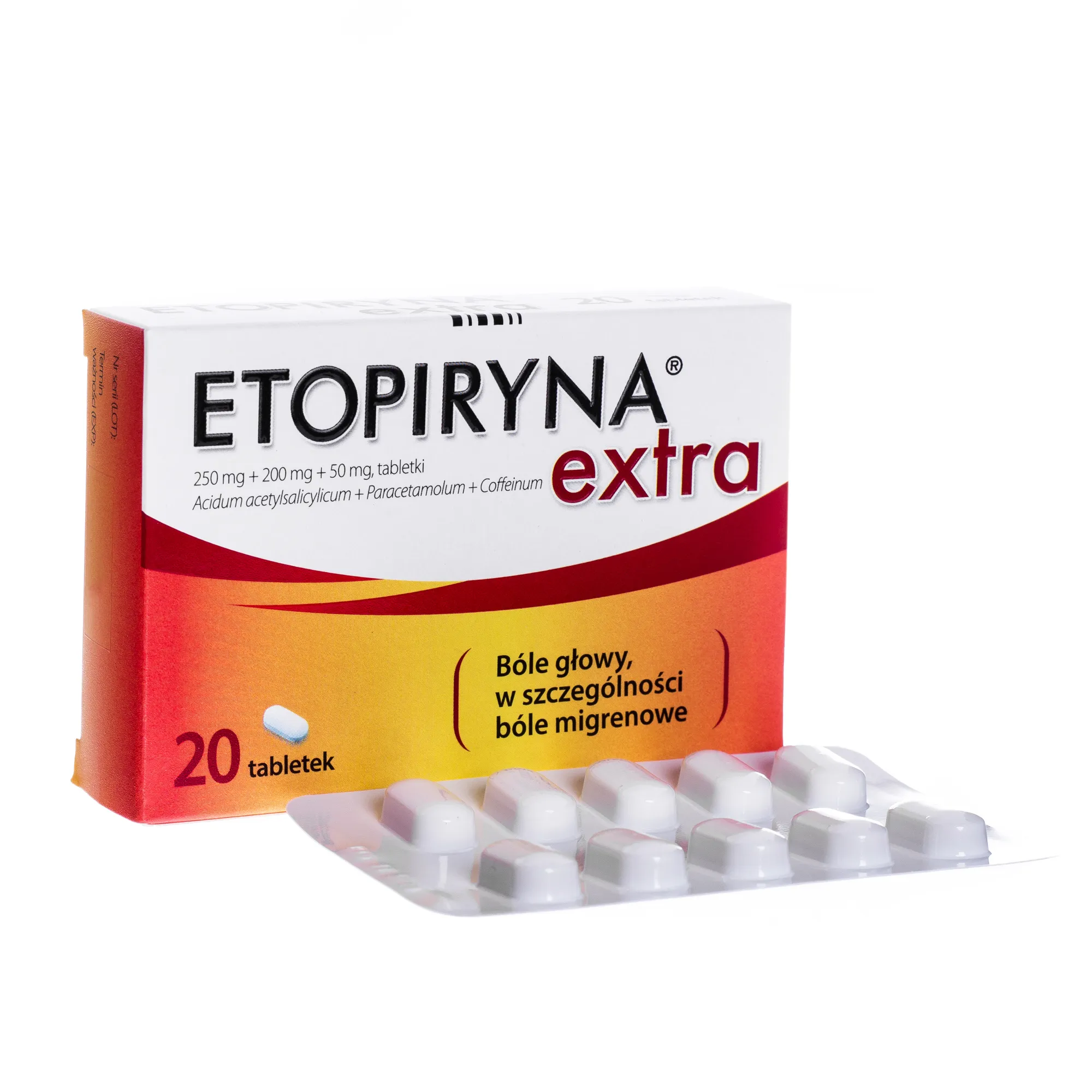Etopiryna Extra, 20 tabletek
