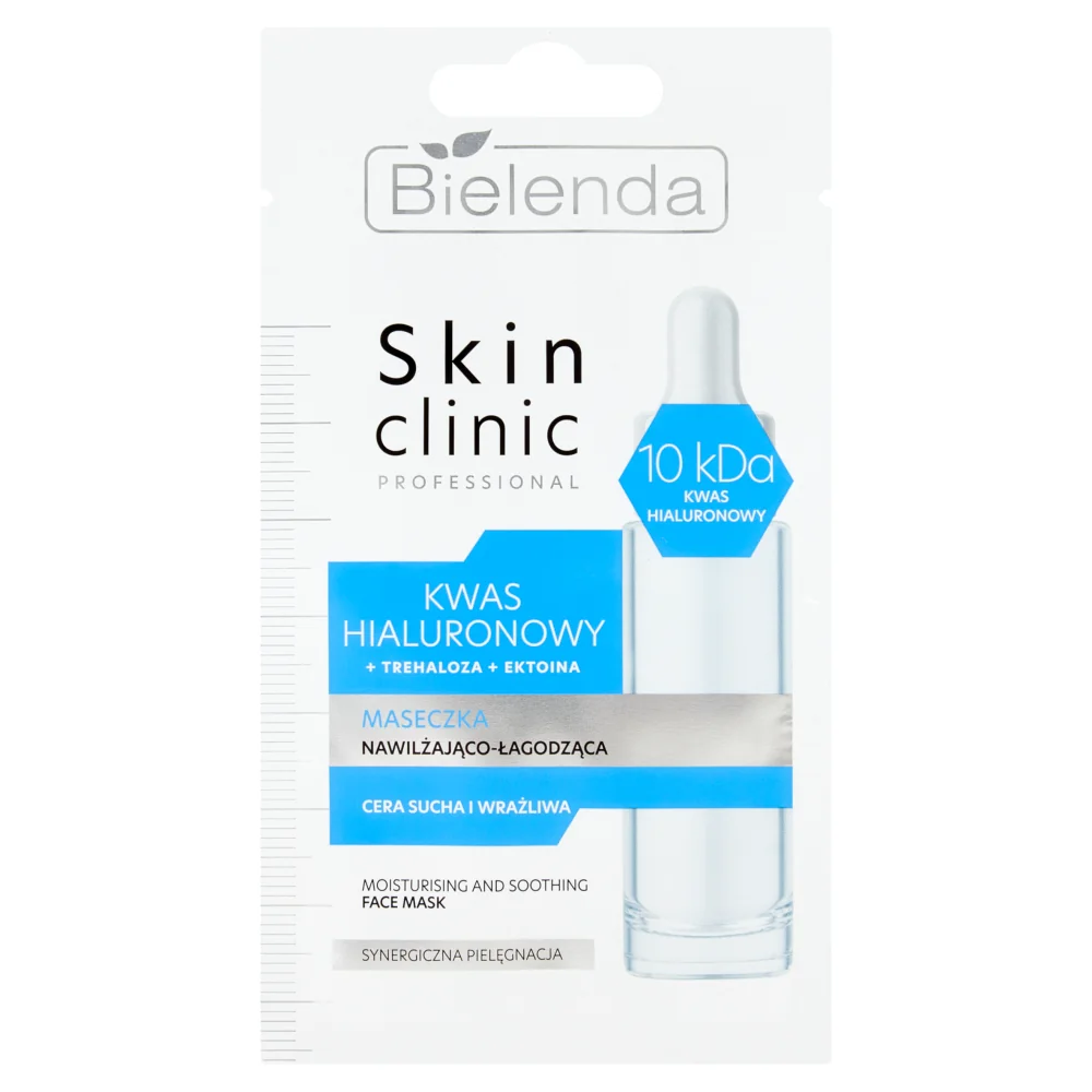 Bielenda Skin Clinic Professional KWAS HIALURONOWY maseczka nawilżająco-łagodząca, 8 g
