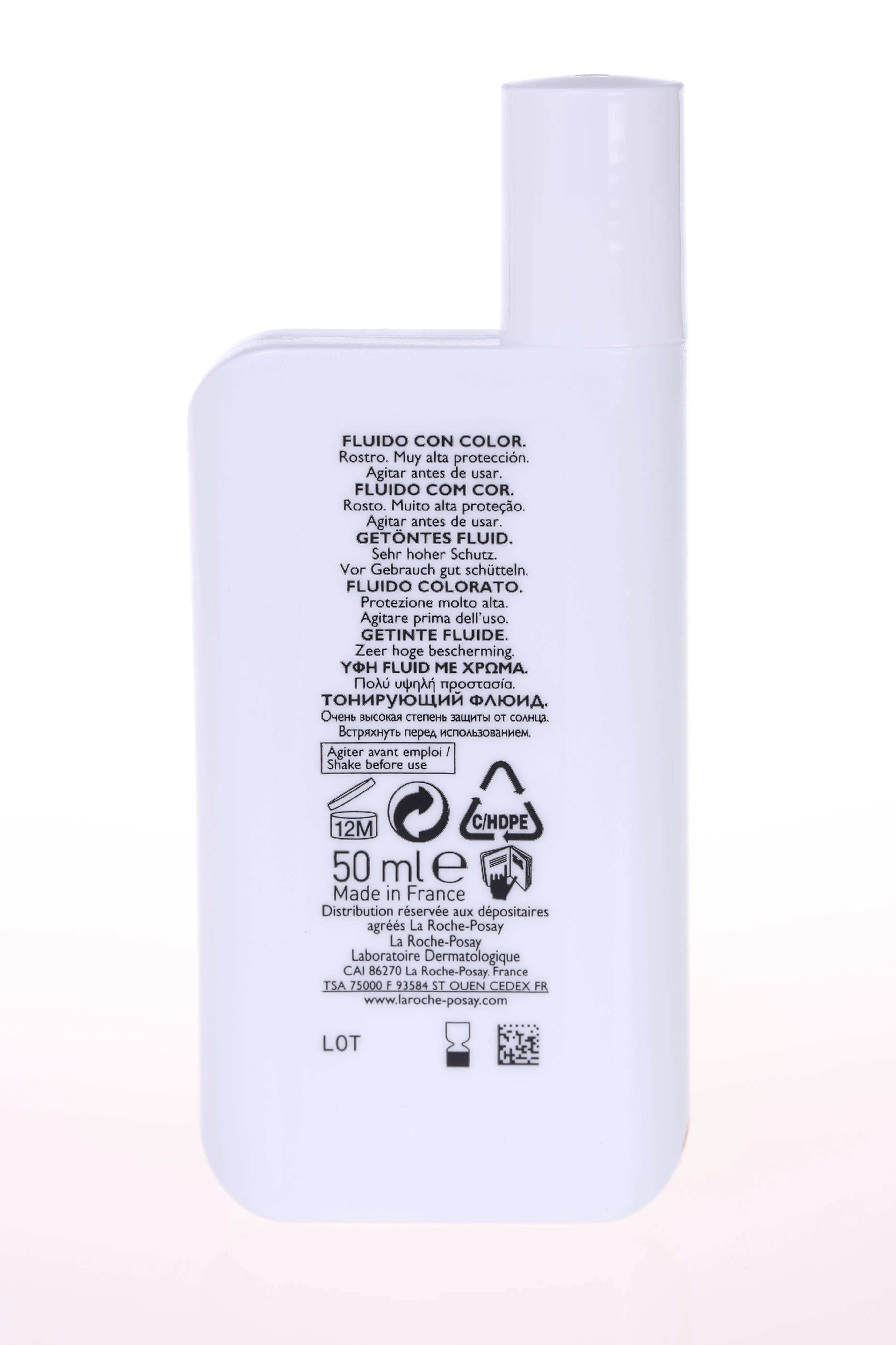 La Roche-Posay Anthelios XL, fluid barwiący do twarzy SPF 50+, 50 ml 
