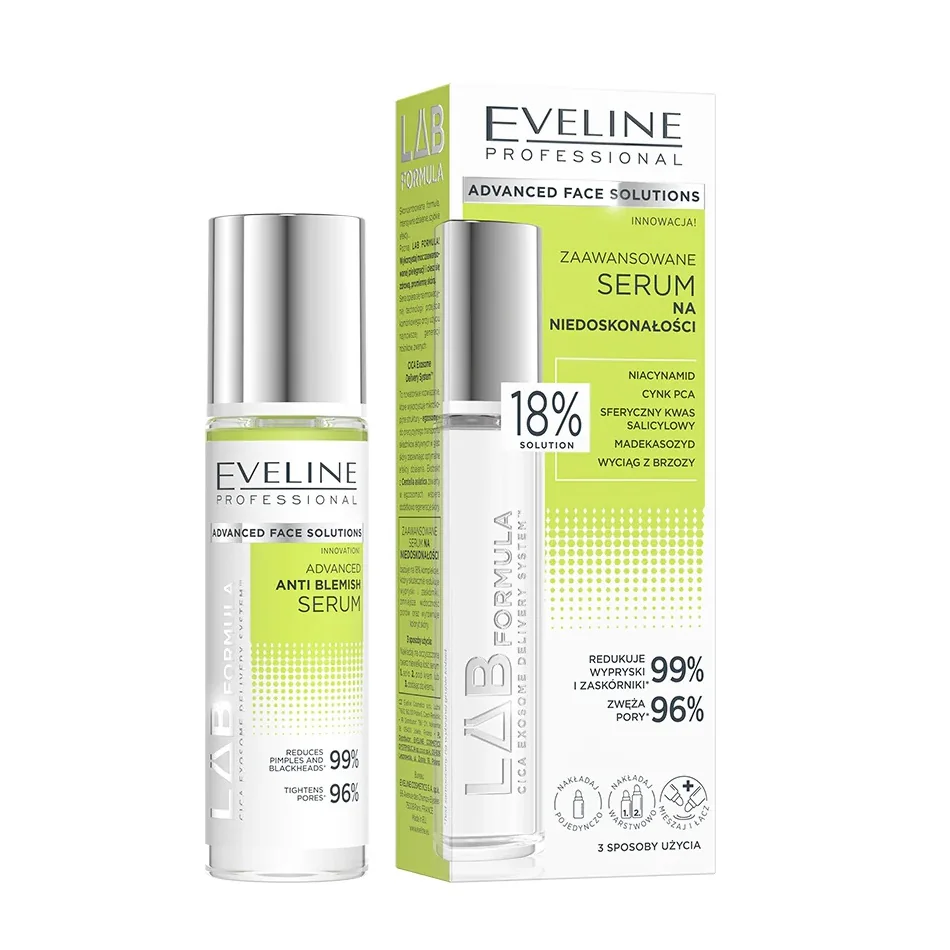 Eveline Lab Formula zaawansowane serum na niedoskonałości, 30 ml