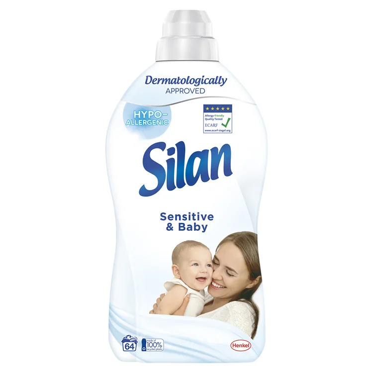 Silan Sensitive & Baby płyn do płukania, 64 prania, 1,4 l