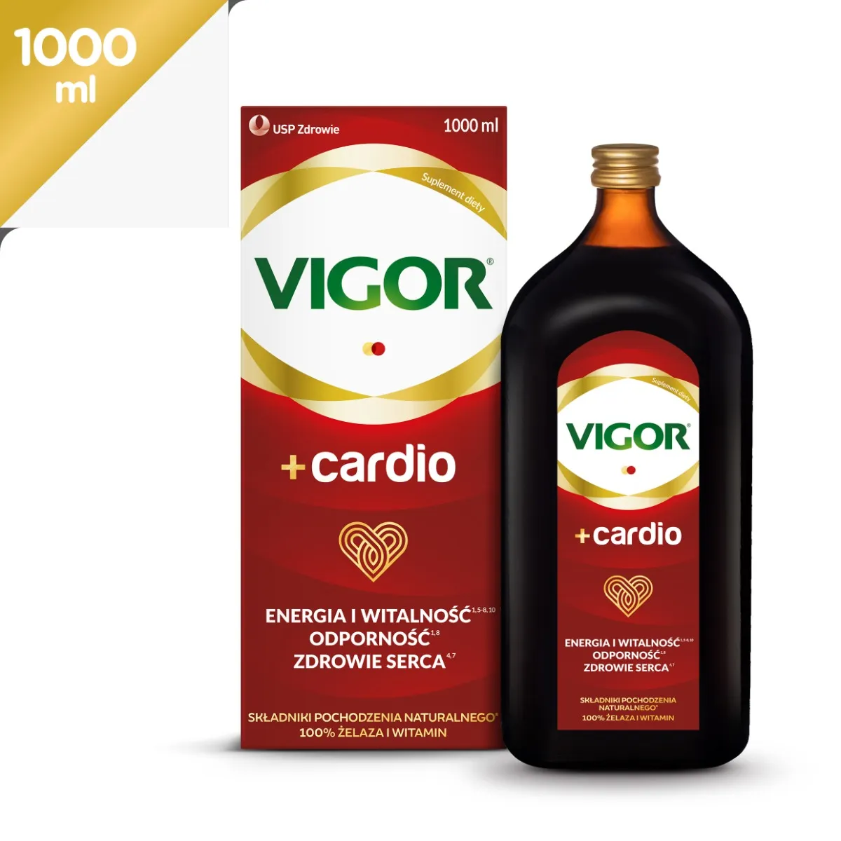 Vigor+ Cardio, suplement diety, 1000 ml