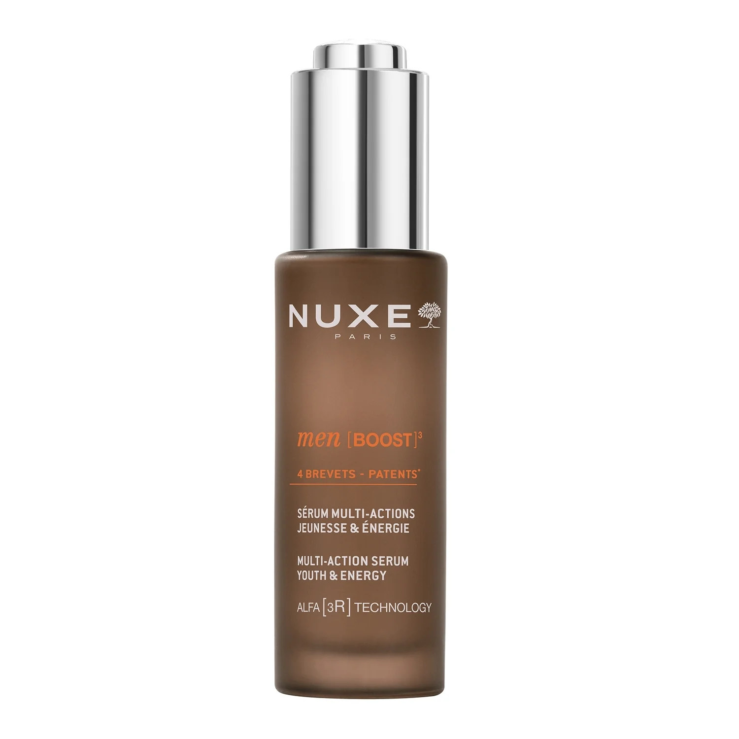 Nuxe Men Boost Zestaw serum, 30 ml + żel, 50 ml + żel pod prysznic, 100 ml + kosmetyczka