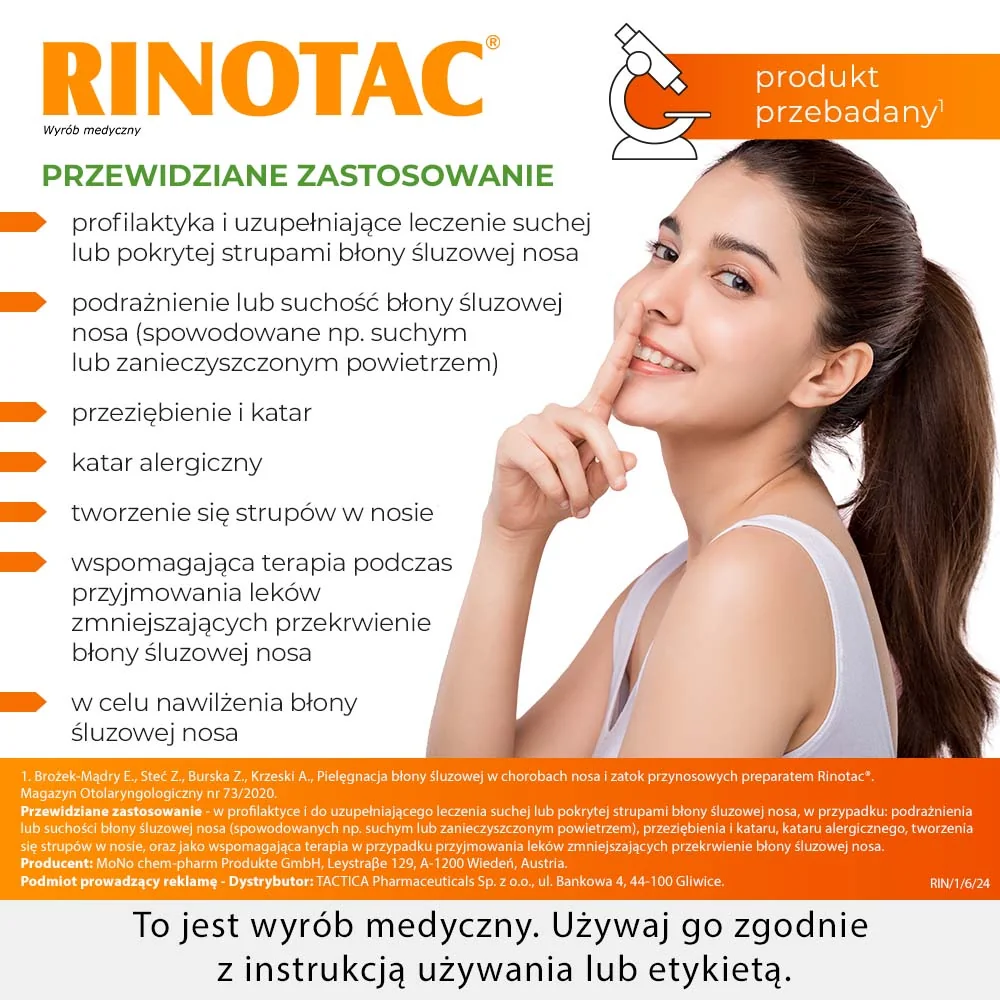 Rinotac spray do nosa, 10 ml