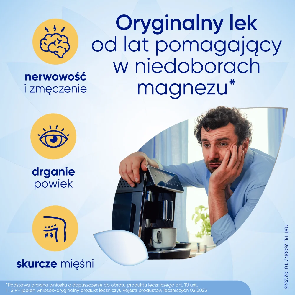 Magne B6 48 mg + 5 mg, 60 tabletek powlekanych