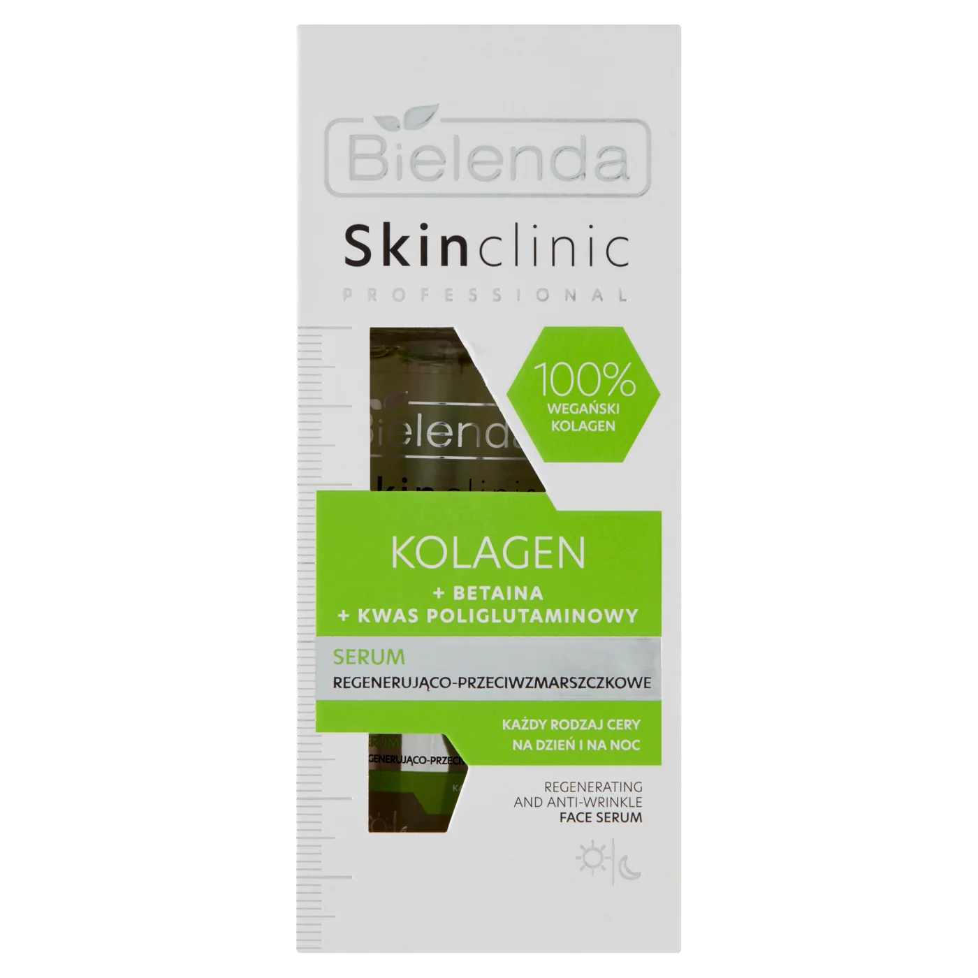 Bielenda Skin Clinic Professional KOLAGEN serum regenerująco-przeciwzmarszczkowe na dzień i na noc, 30 ml