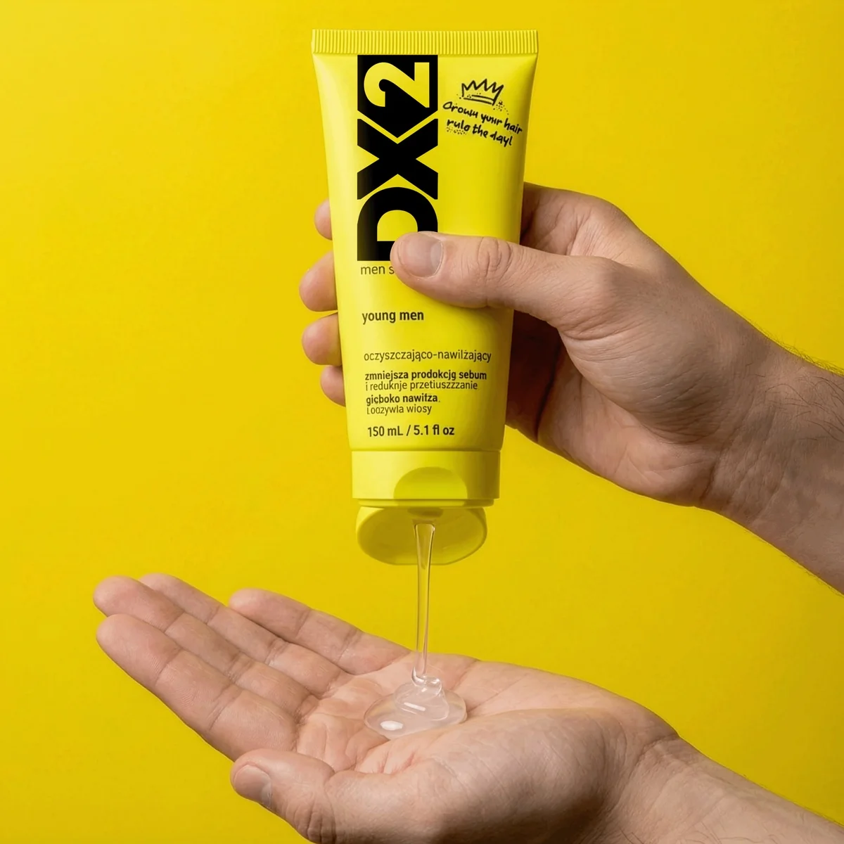 DX2 Young Men szampon dla mężczyzn, oczyszczająco-nawilżający 150 ml