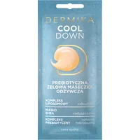 Dermika Maseczki Piękności Cool down Maseczka żelowa odżywcza prebiotyczna, 10 ml