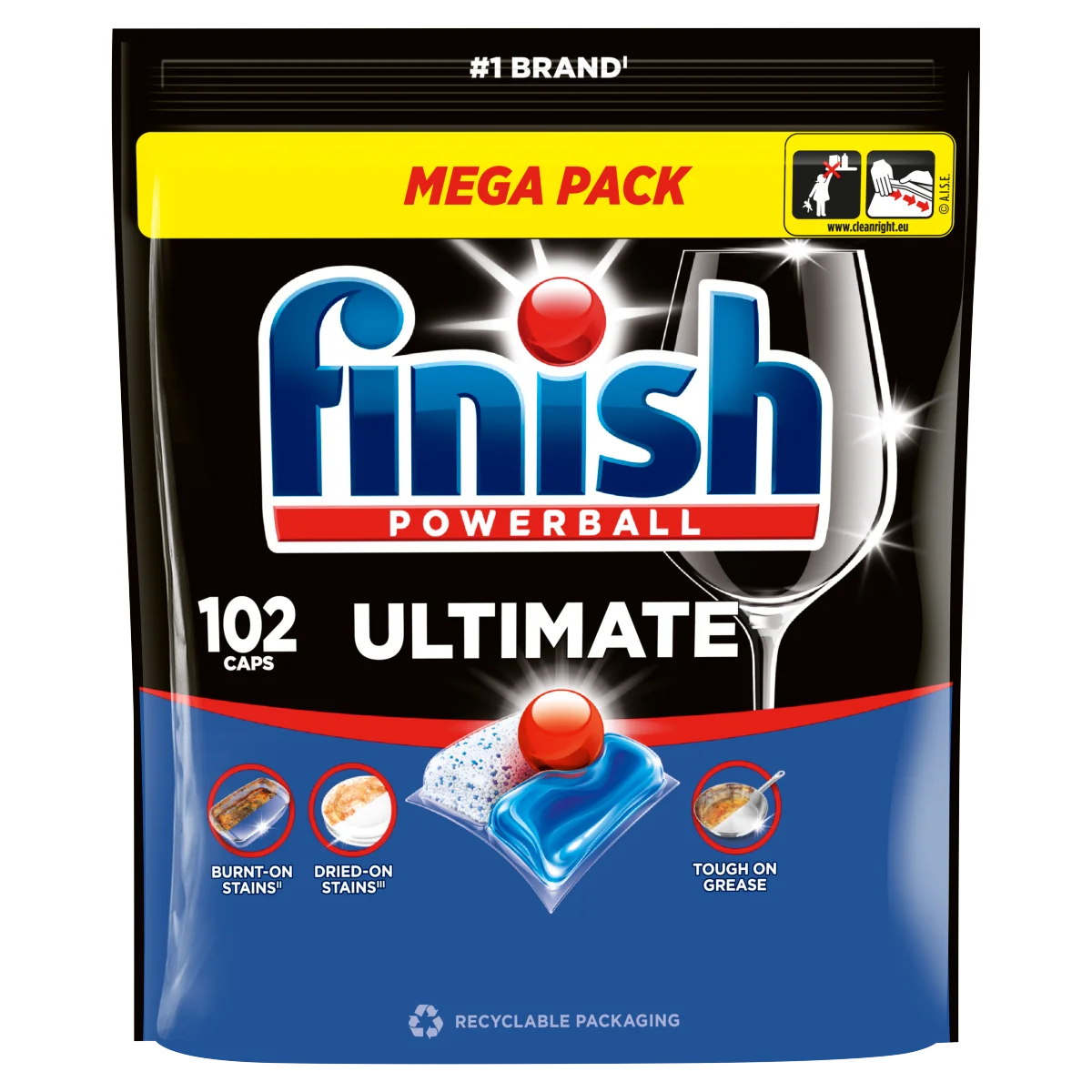 Finish Ultimate kapsułki do zmywarki Fresh, 102 sztuki