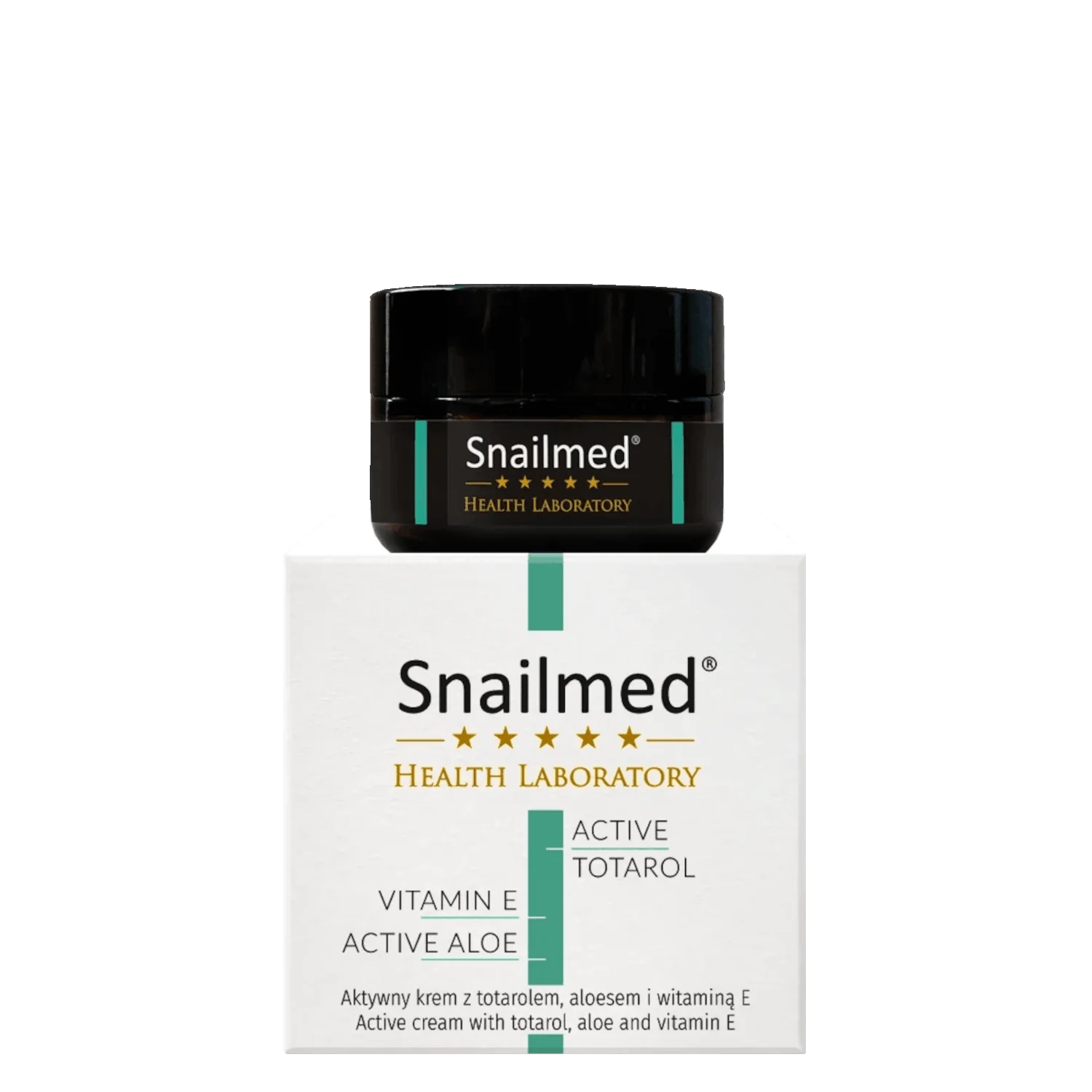 Snailmed aktywny krem z Totarolem, aloesem oraz witaminą E, 30 ml