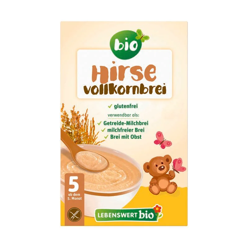 Lebenswert bio kaszka jaglana pełnoziarnista, od 5 miesiąca życia, 225 g