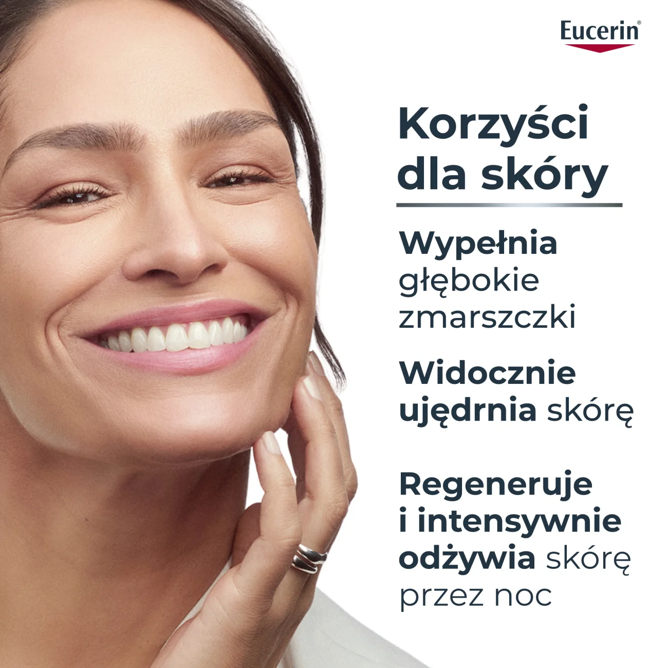 Eucerin Hyaluron-Filler przeciwzmarszczkowy krem na noc do każdego typu skóry, 50 ml
