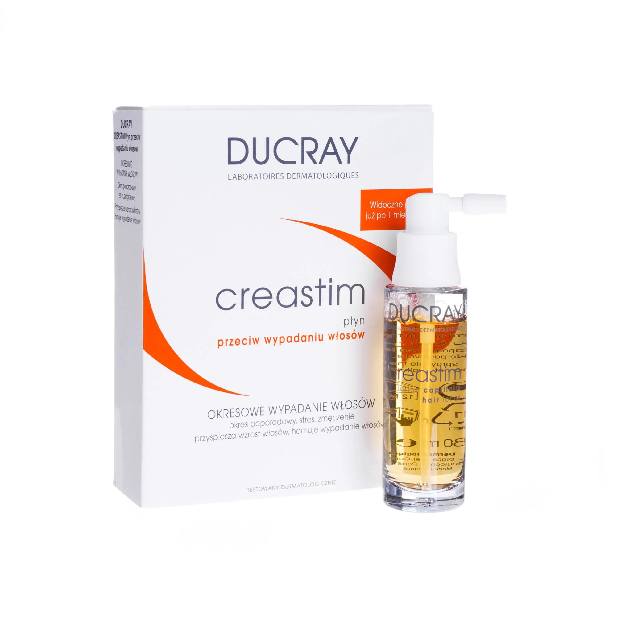 Ducray Creastim, płyn przeciw wypadaniu włosów, 2x30 ml 