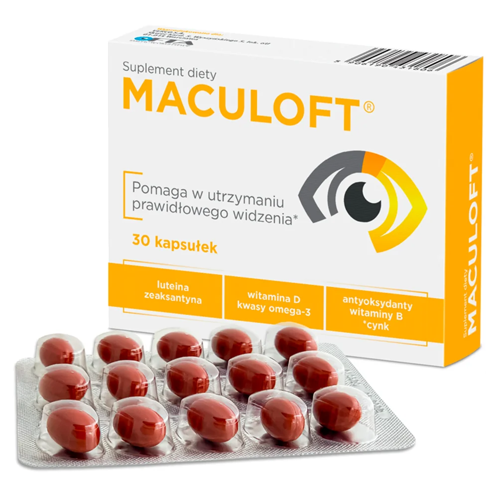 Maculoft suplement diety, 30 kapsułek