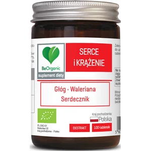 BeOrganic Serce i Krążenie BIO 100 tabletek