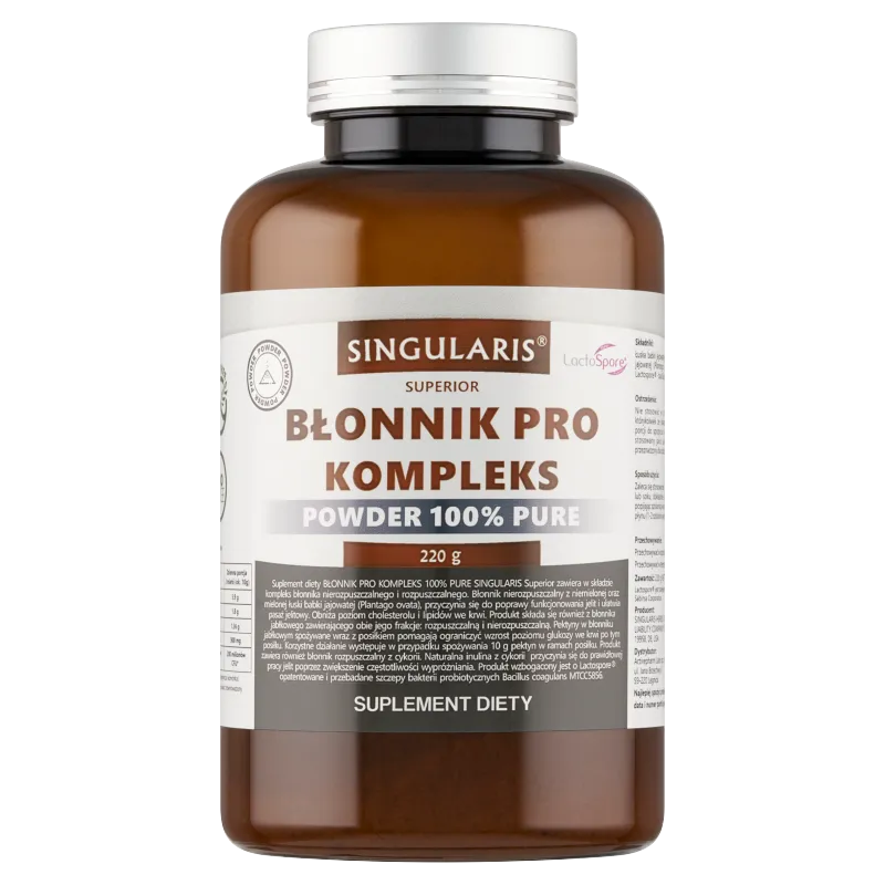Singularis Superior Błonnik Pro kompleks Powder 100% Pure, 220 g