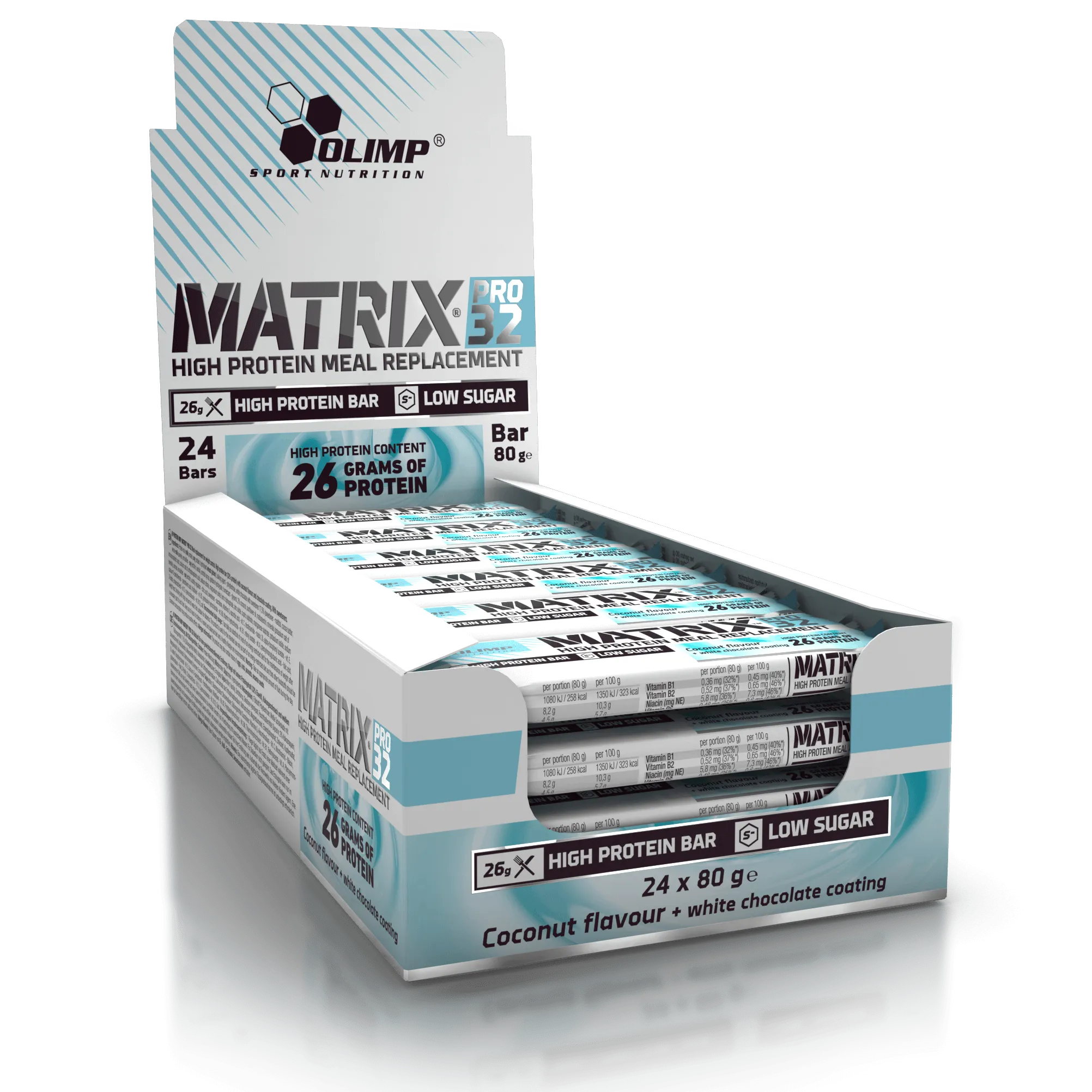 Olimp Matrix Pro 32 baton o smaku kokosowym, 1 sztuka 
