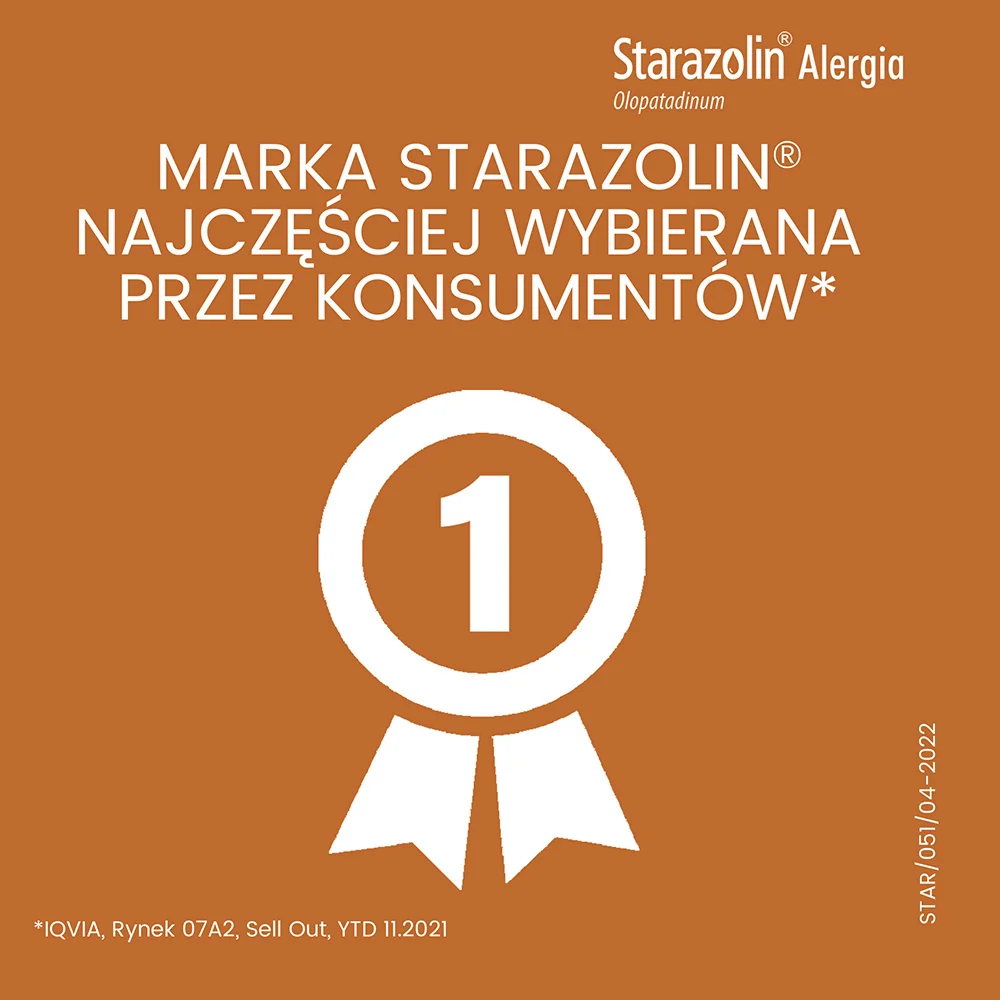 Starazolin Alergia 1 mg/ml, krople do oczu, 5 ml