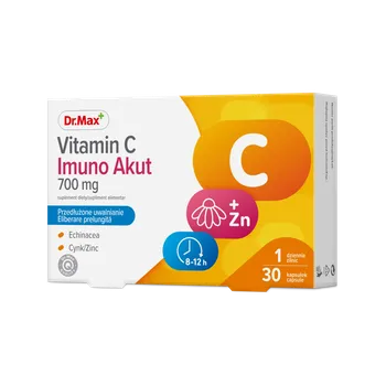 Vitamin C Imuno Akut Dr.Max, suplement diety, 30 kapsułek 