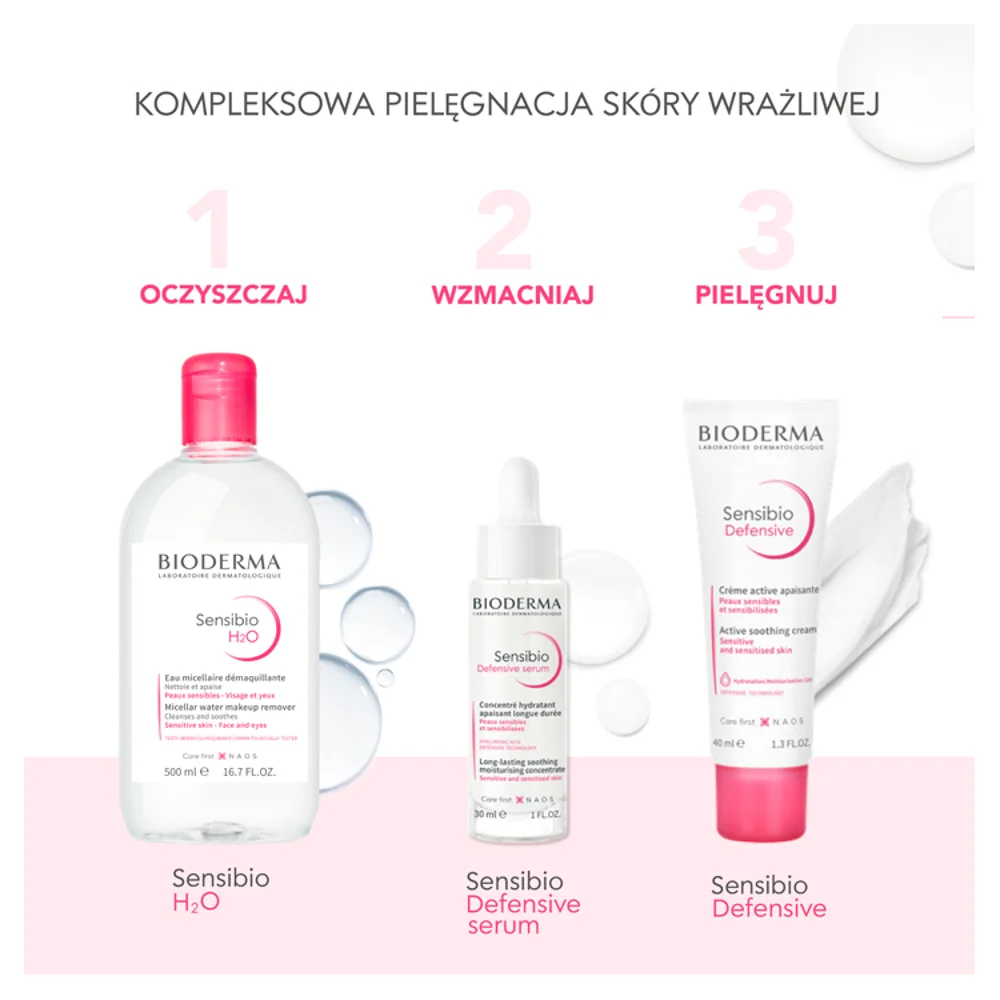 Bioderma Sensibio Defensive Serum Łagodzące serum nawilżające, 30 ml