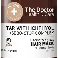 The Doctor Health & Care maska do włosów przeciw przetłuszczaniu Dziegieć + Ichthyol + Sebo-Stop Complex, 946 ml