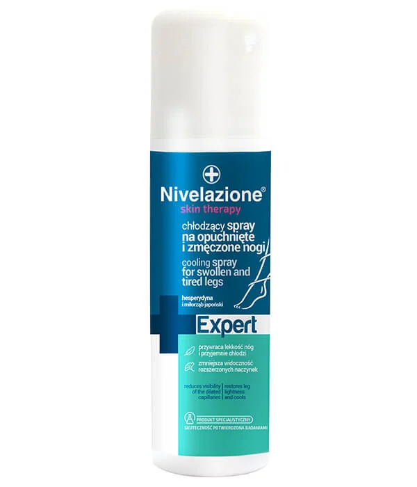 Nivelazione Skin Therapy Expert chłodzący spray na opuchnięte i zmęczone nogi, 150 ml