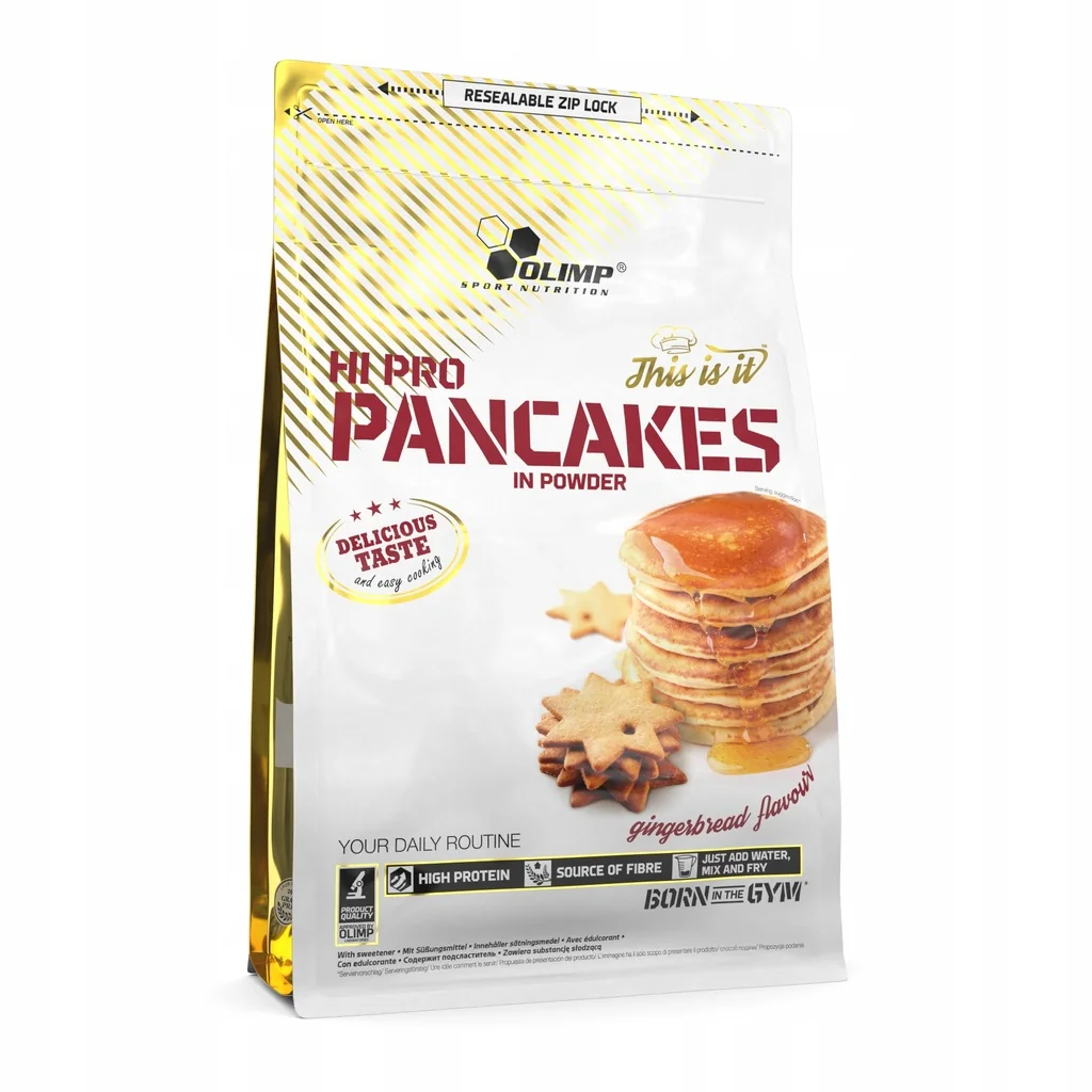 Olimp Hi Pro Pancakes odżywka białkowa, smak piernik, 0,9 kg