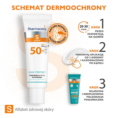 Pharmaceris S Sensi Protect emulsja do twarzy i okolic oczu SPF 50+, 50 ml