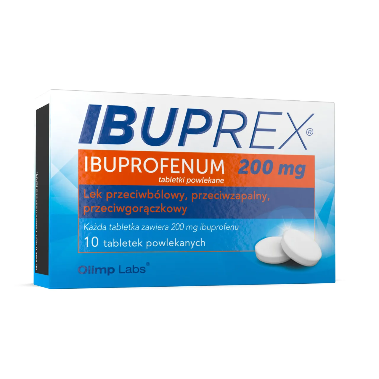 Olimp Ibuprex 200 mg, 10 tabletek powlekanych