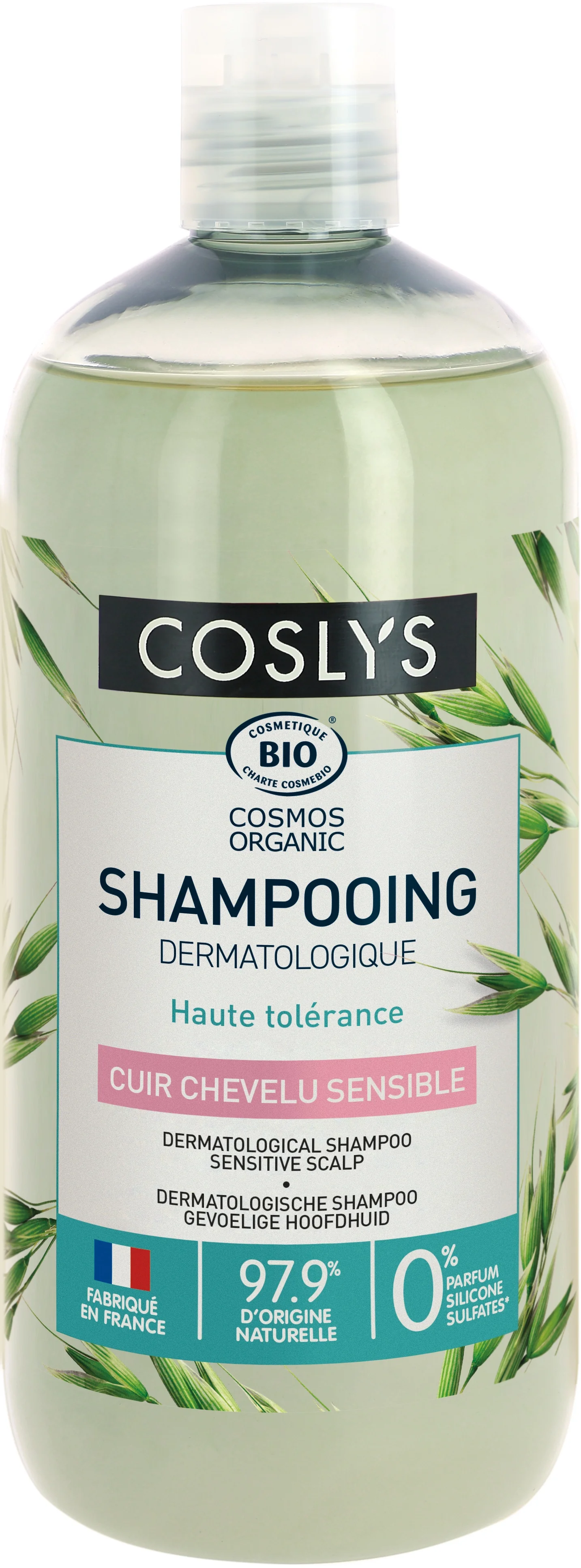 Coslys szampon dermatologiczny do wrażliwej skóry głowy, 500 ml