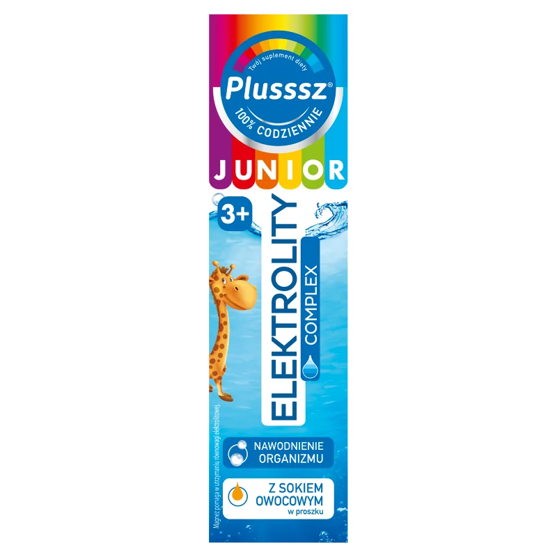 Plusssz Junior Elektrolity Complex 20 tabletek musujących