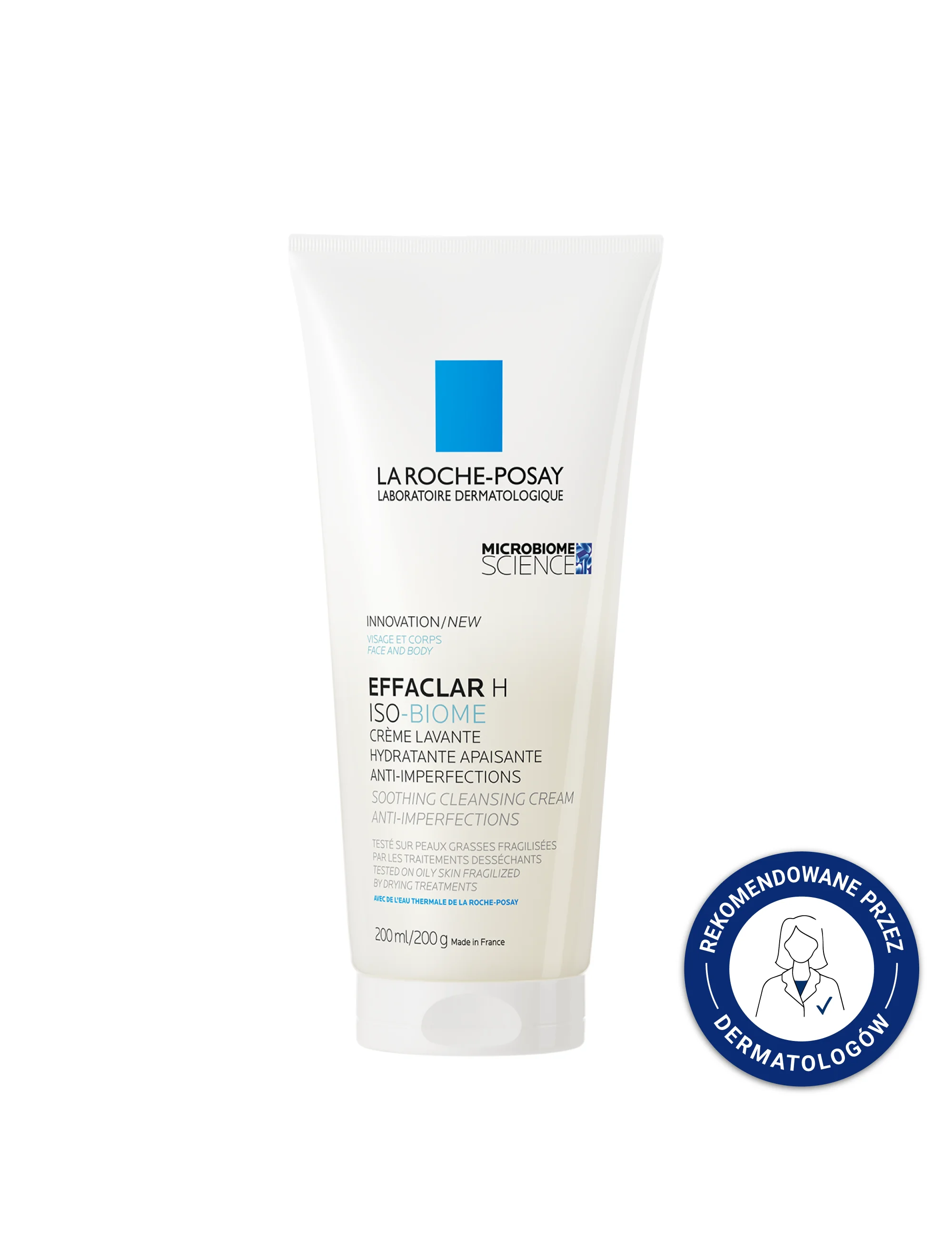 La Roche Posay Effaclar H Iso-Biome krem myjący, 200 ml
