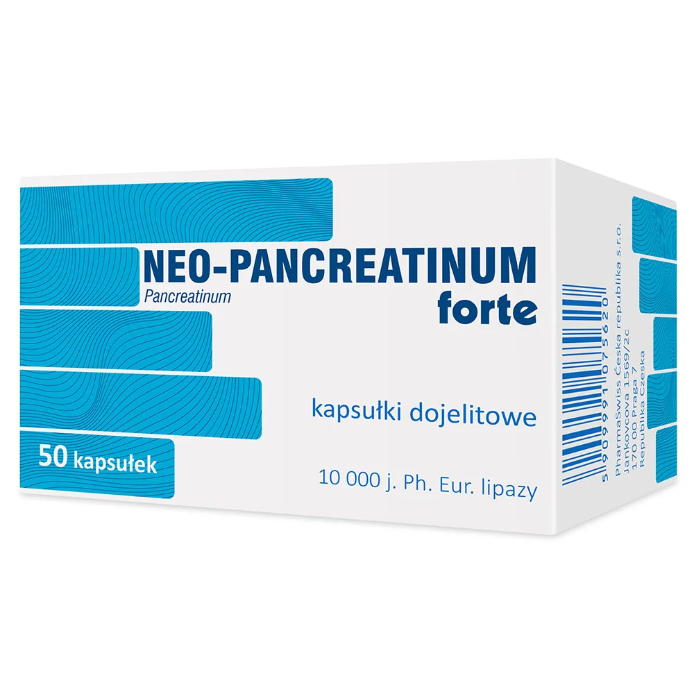 Neo-Pancreatinum Forte 50 kapsułek dojelitowych