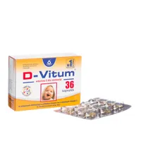 D-Vitum - witamina D dla niemowląt, 36 kapsułek