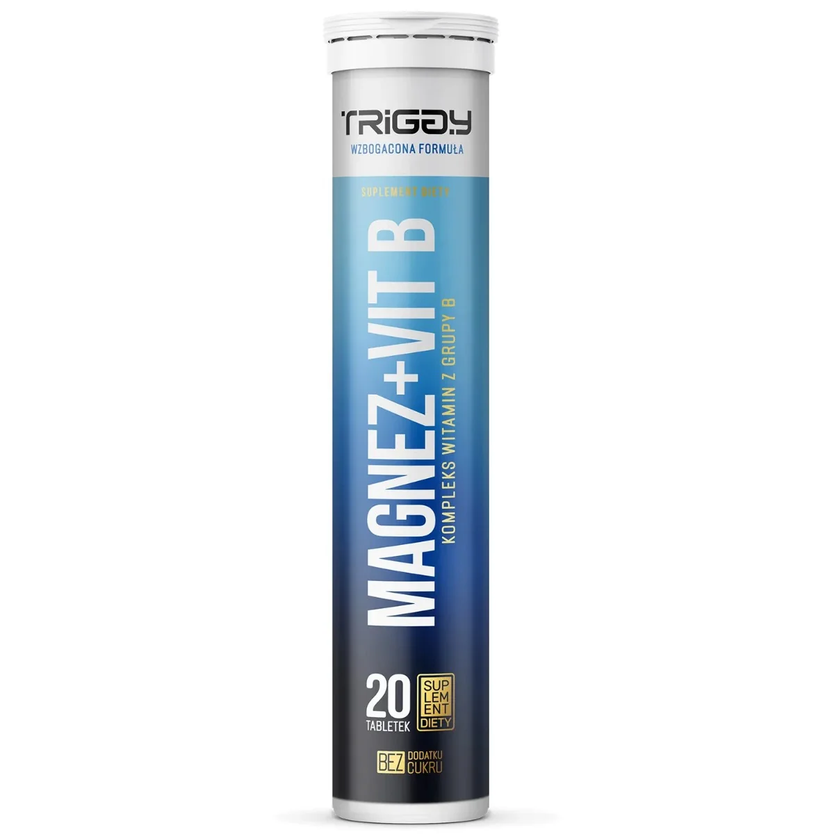 Triggy Magnez + Vit B smak czarna porzeczka, 20 tabletek musujących