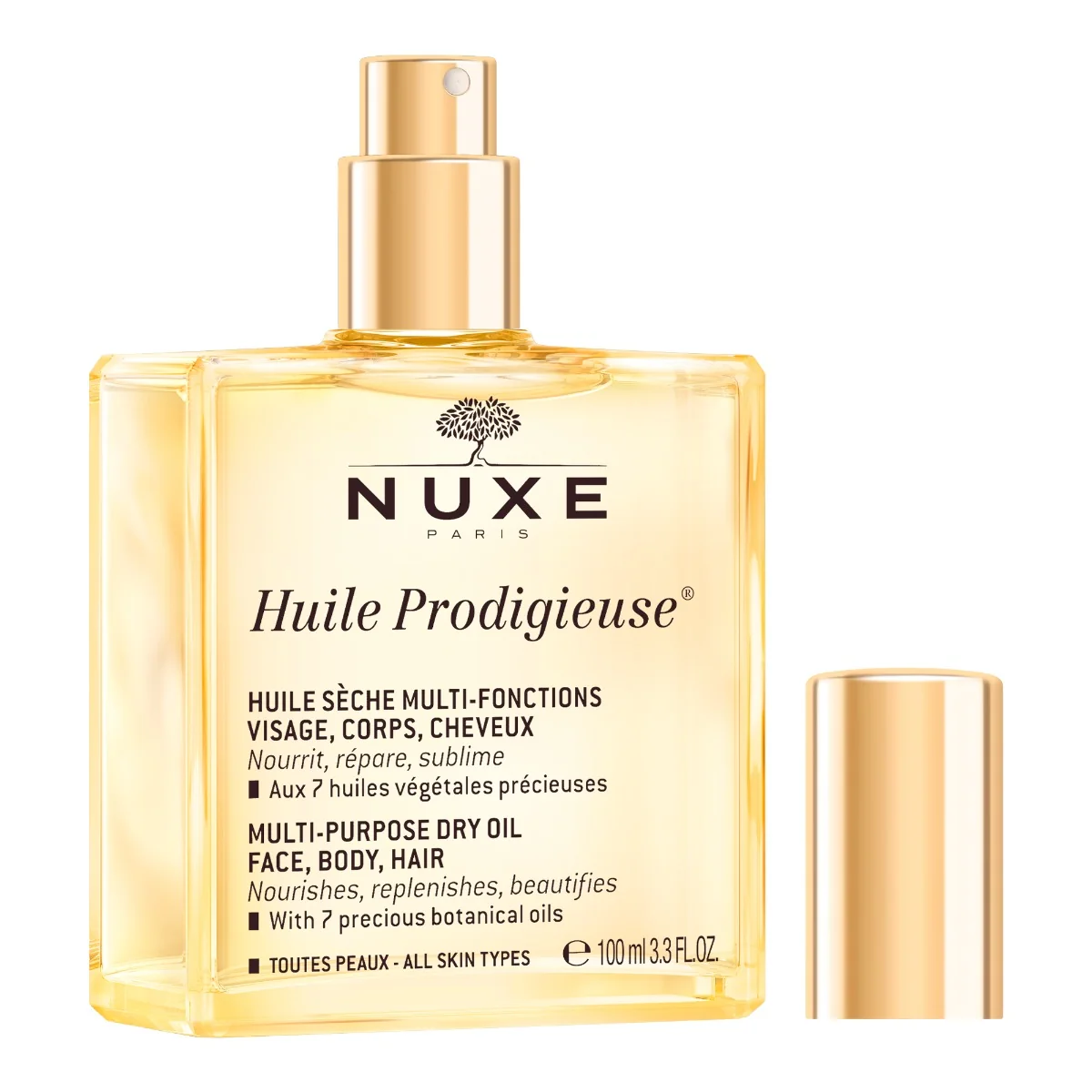 Nuxe Huile Prodigieuse suchy olejek do ciała, twarzy i włosów, 100 ml