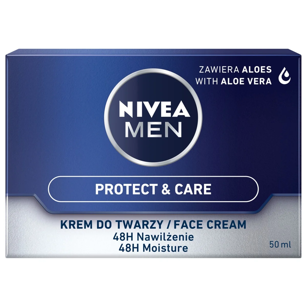 Nivea Men Protect & Care intensywnie nawilżający krem do twarzy, 50 ml