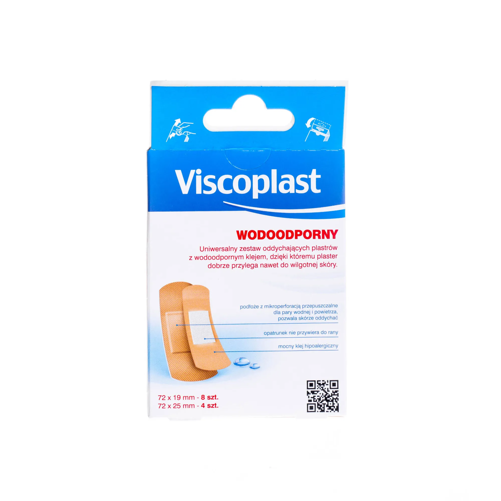 Viscoplast wodoodporny plus, 12 sztuk, 2 rozmiary 