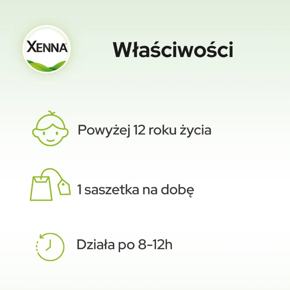 Xenna zioła na zaparcia, 20 saszetek