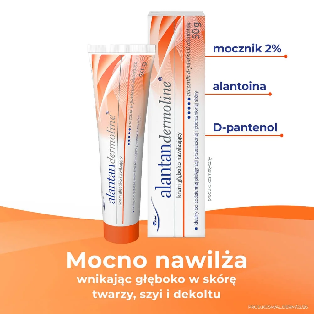 Alantandermoline krem głęboko nawilżający, 50 g