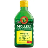 Moller's Tran Norweski, suplement diety, aromat cytrynowy, 250 ml