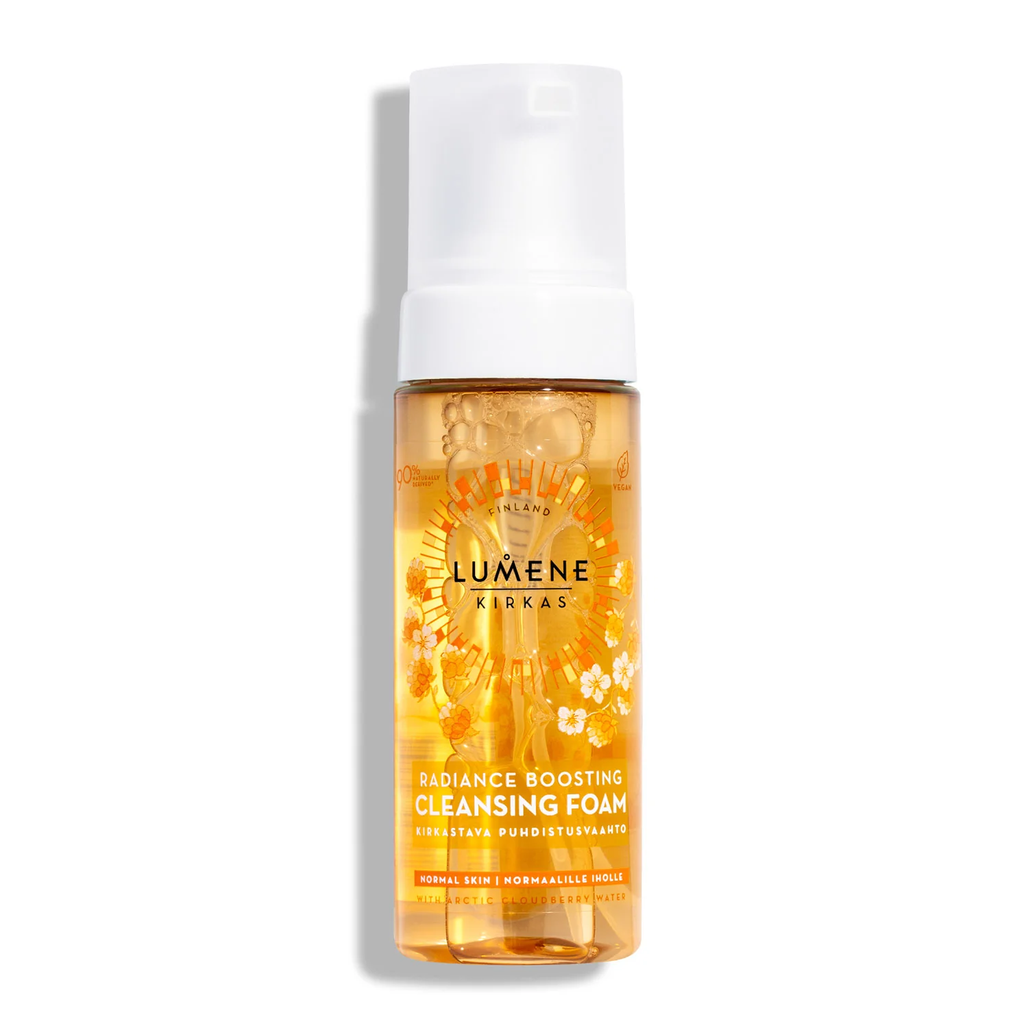 Lumene Kirkas rozświetlająca pianka do mycia twarzy, 150 ml