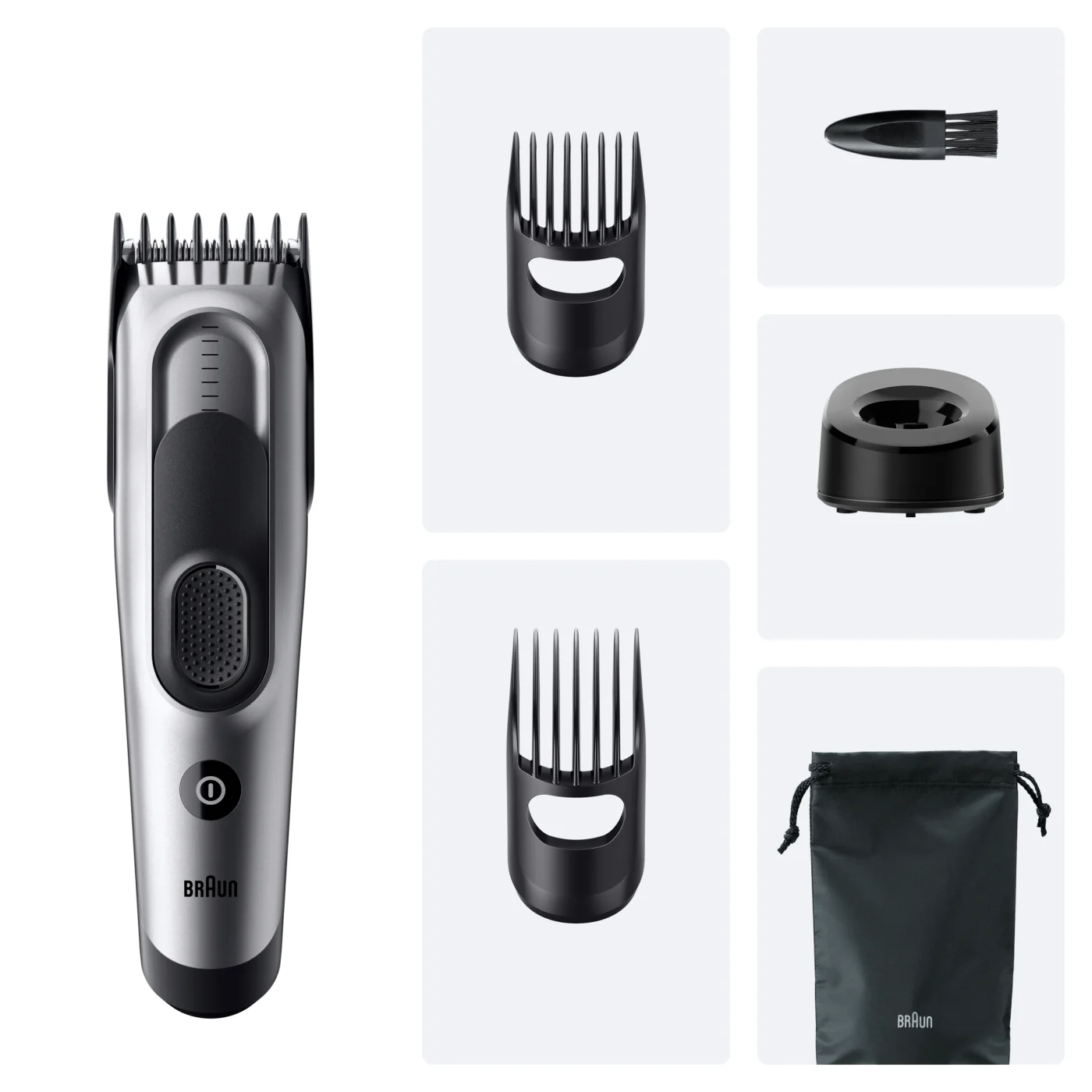 Braun Series 7 Hair HC7590 maszynka do strzyżenia włosów z 5 końcówkami, 1 sztuka